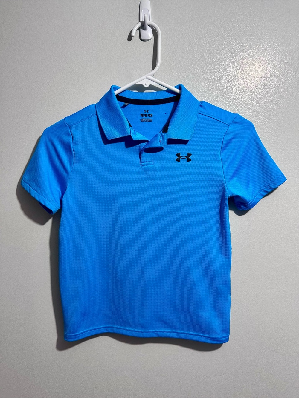 Under Armour Bright Blue Polo Shirt Size S (1403)